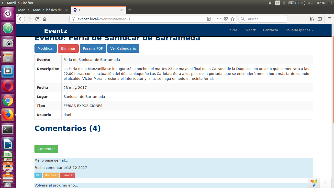 Mis comentarios