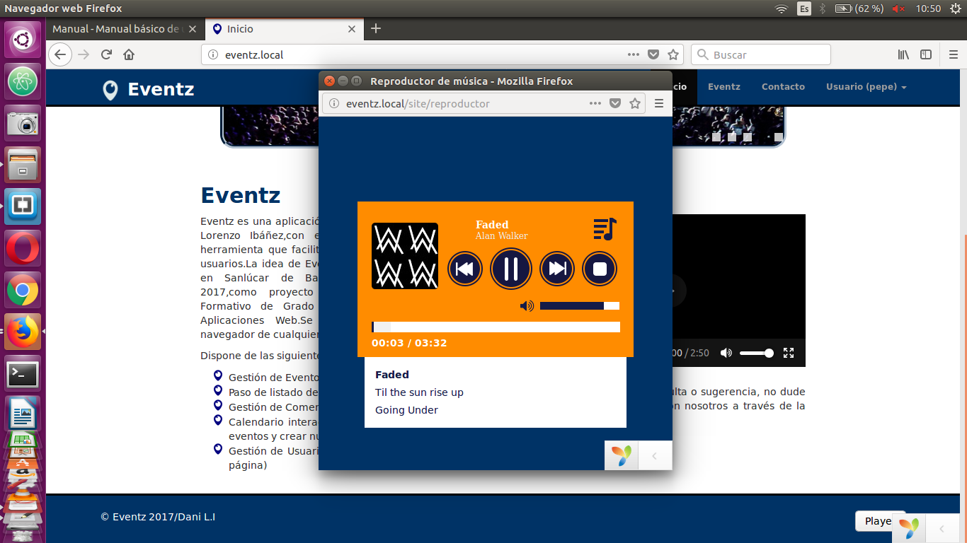 Reproductor vista